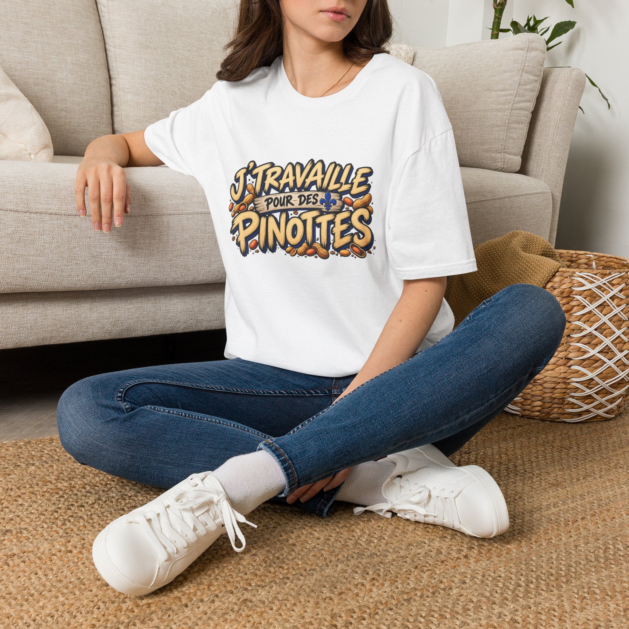 J’Travaille pour des Pinottes - T-Shirt