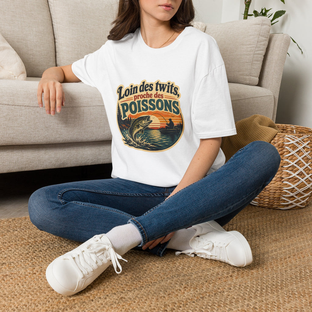 Loin des Twits, Proche des Poissons - T-Shirt