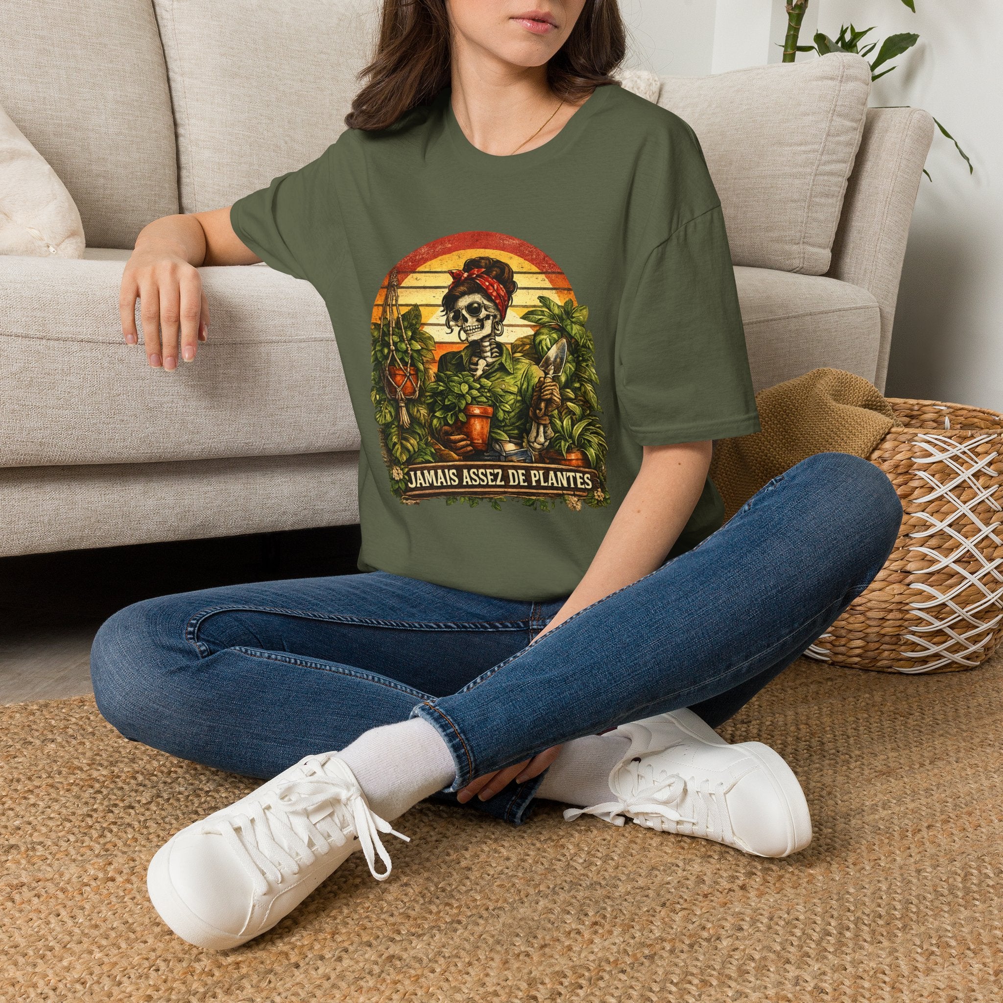 Skeleton Gardener Plant Lady T-Shirt Plant Lady Shirt Plant Lover Tee Plant Mom