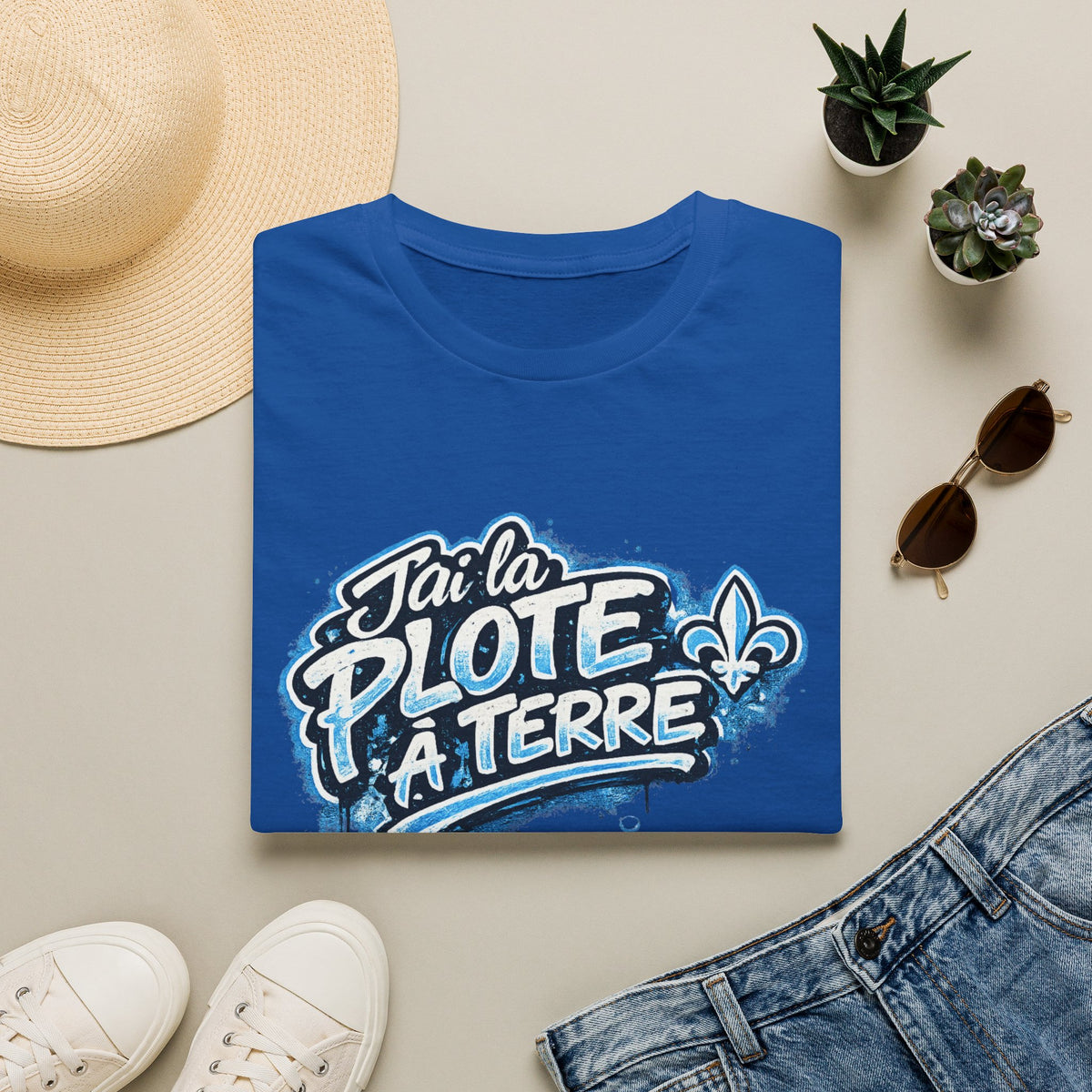 J'ai la plote à terre - T-Shirt