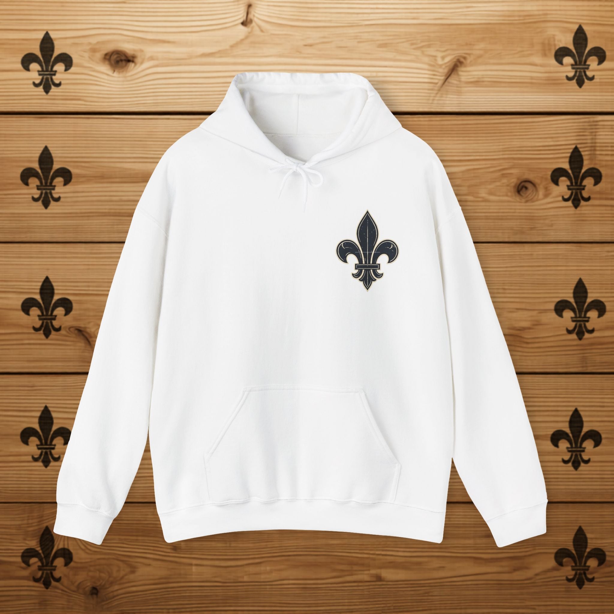 Hoodie Québécois Fleur de Lys  Les Draveurs Chandail Québec