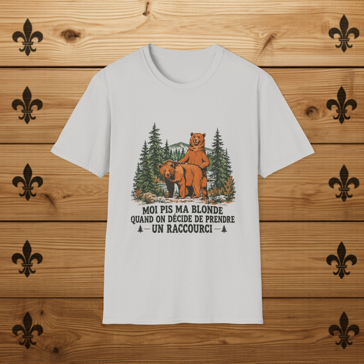 Moi pis ma blonde ours - T-Shirt