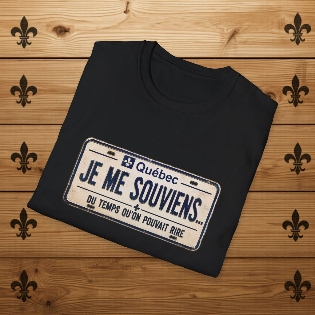 Je Me Souviens Plaque d'immatriculation - T-Shirt