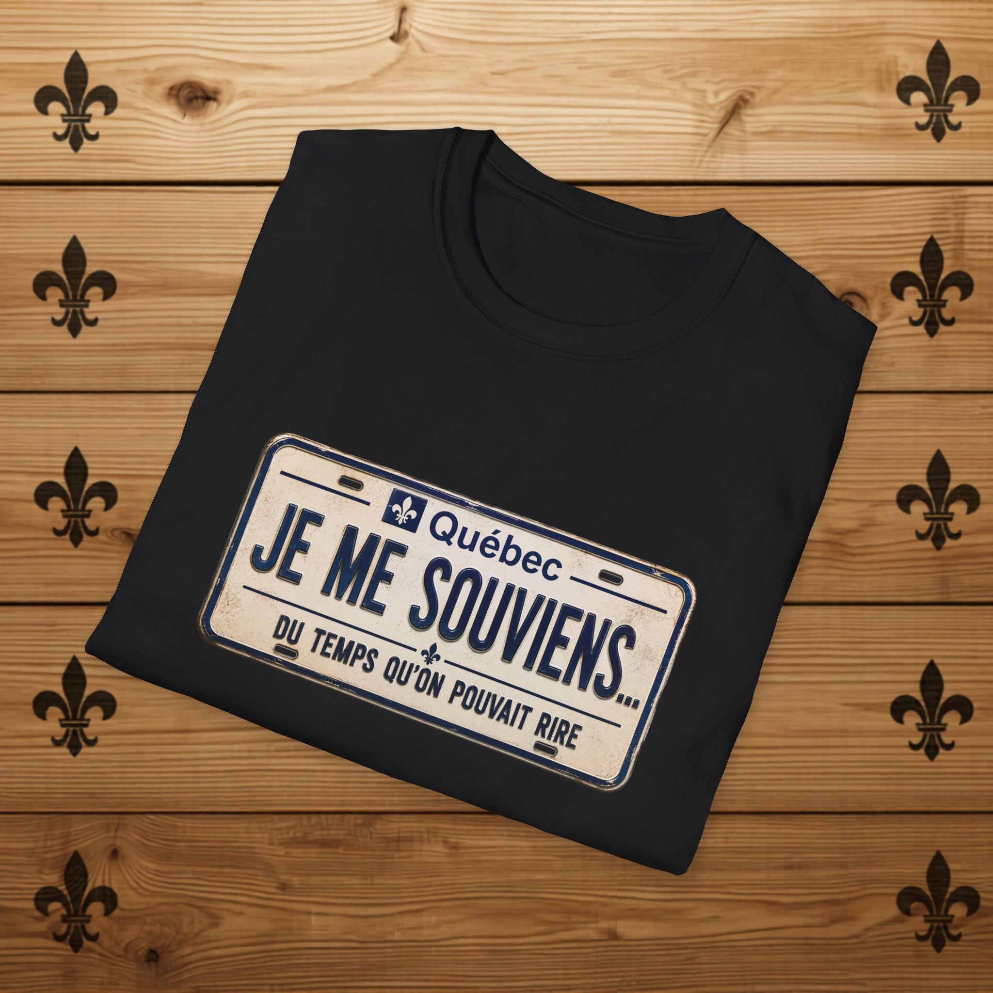 Je Me Souviens Plaque d'immatriculation - T-Shirt
