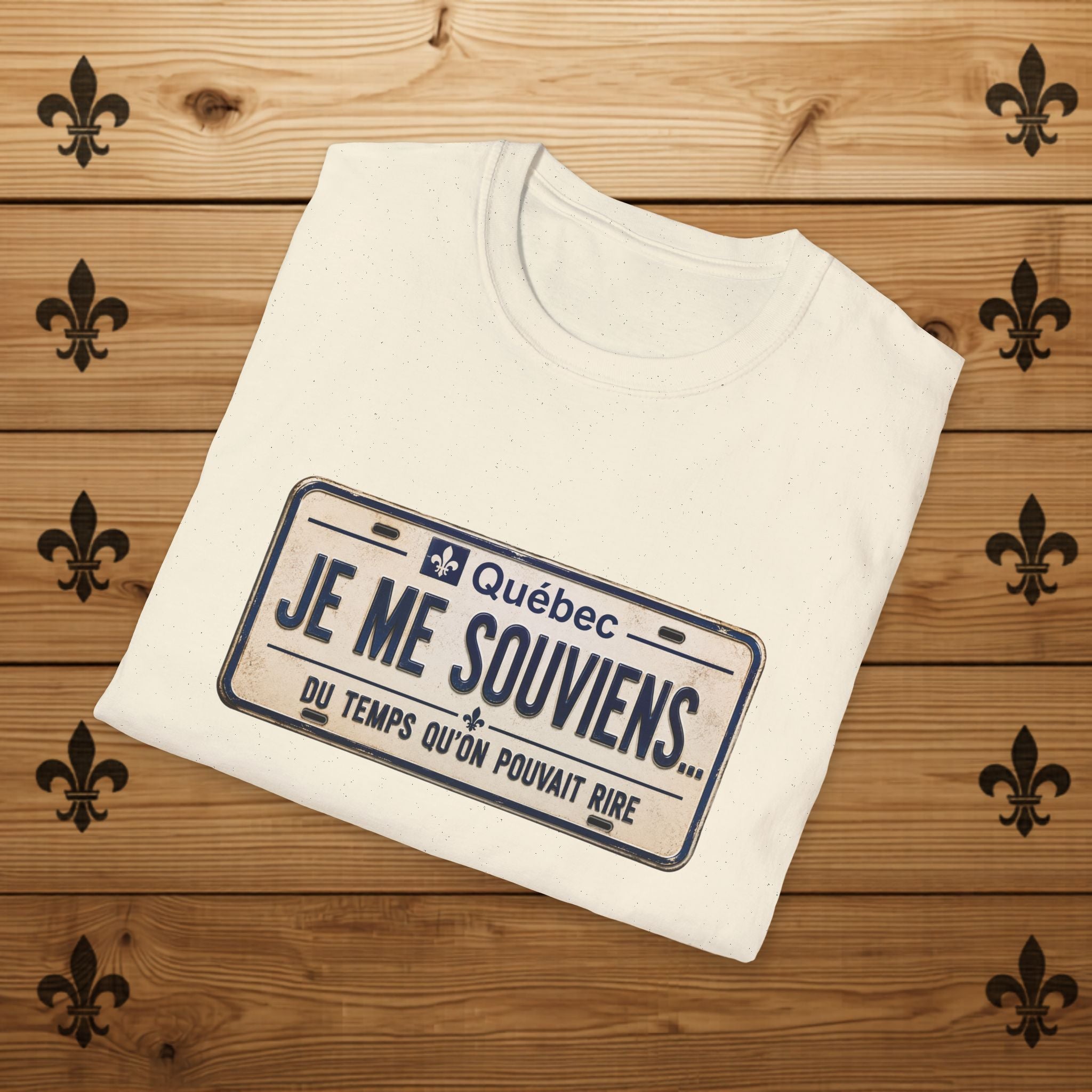 Je Me Souviens Plaque d'immatriculation - T-Shirt