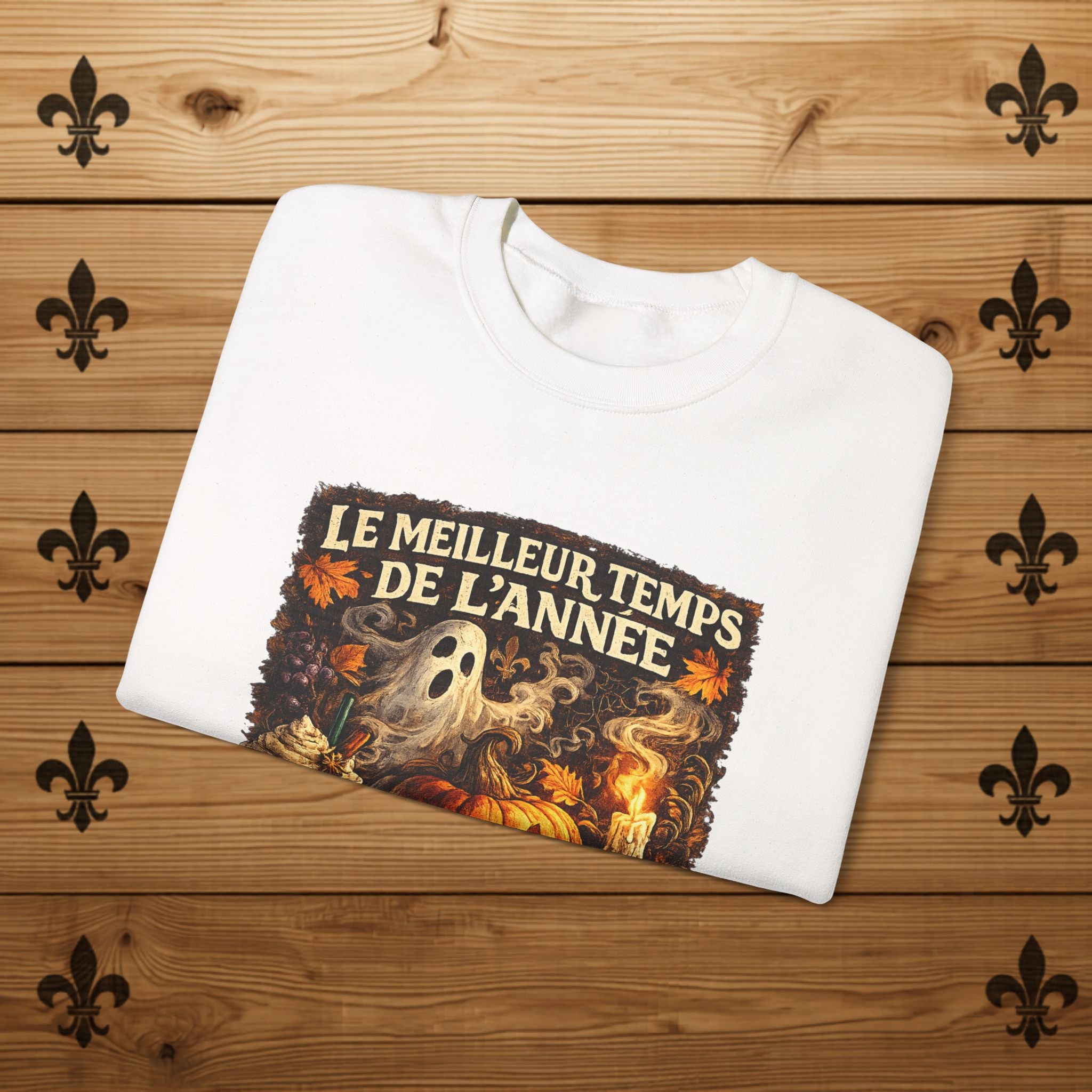 Le meilleur temps de l'année Halloween Sweatshirt | Pumpkin Ghost Skull Design