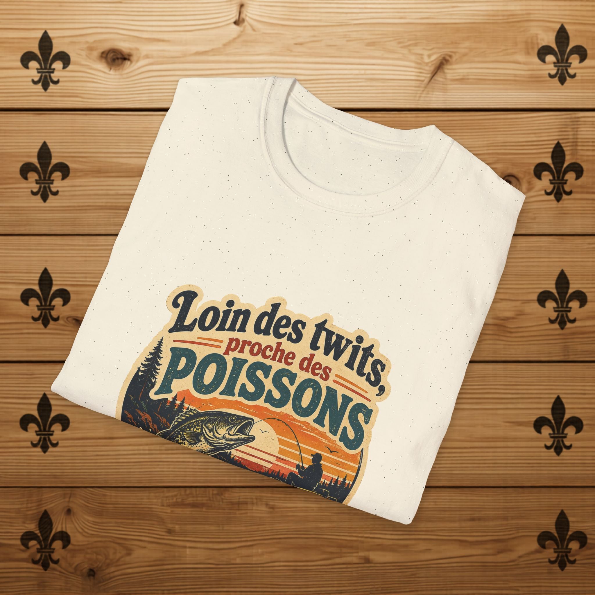 Loin des Twits, Proche des Poissons - T-Shirt