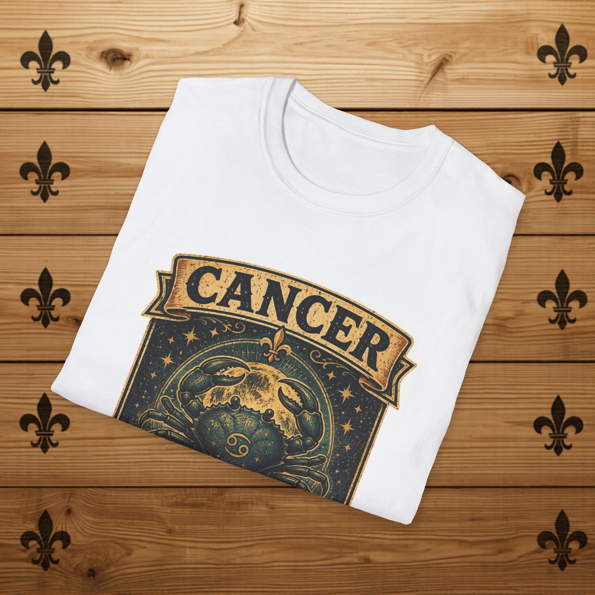 Cancer Zodiac Crab T-Shirt Astrological Sign Horoscope Tee Quebec T-Shirt