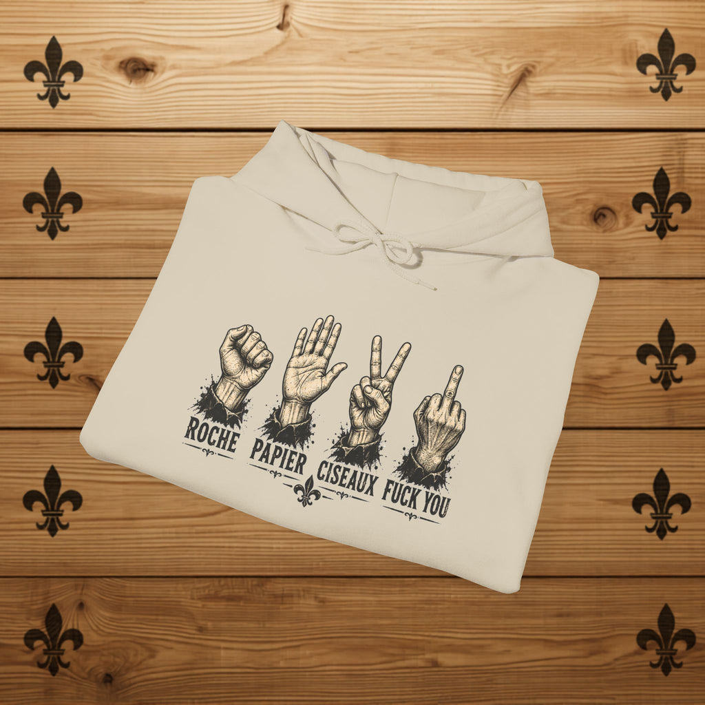 Hoodie - Roche Papier Ciseaux F*ck you