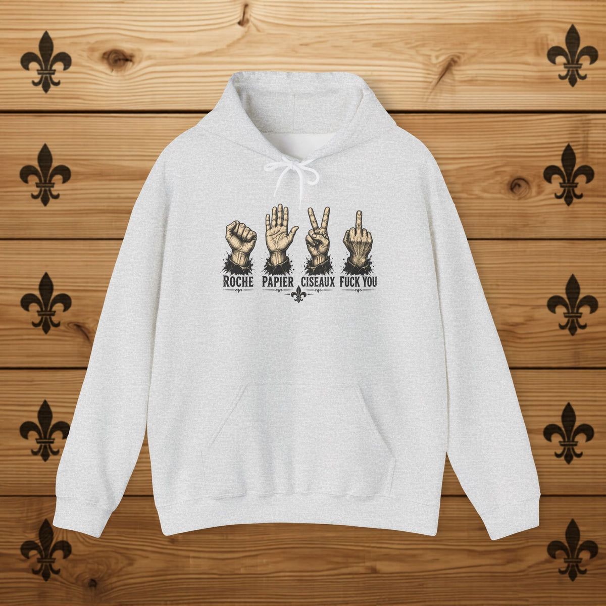 Hoodie - Roche Papier Ciseaux F*ck you