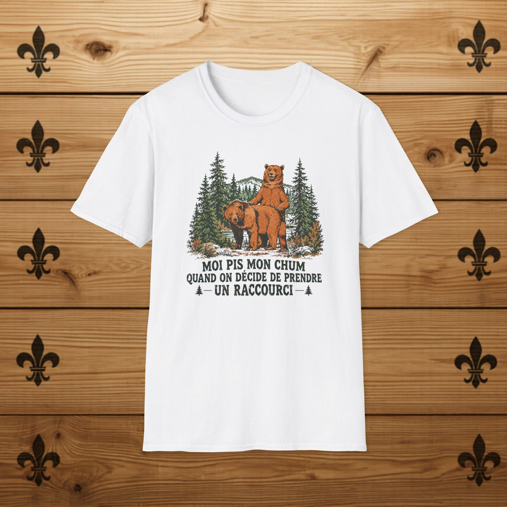 Moi pis mon chum ours - T-Shirt