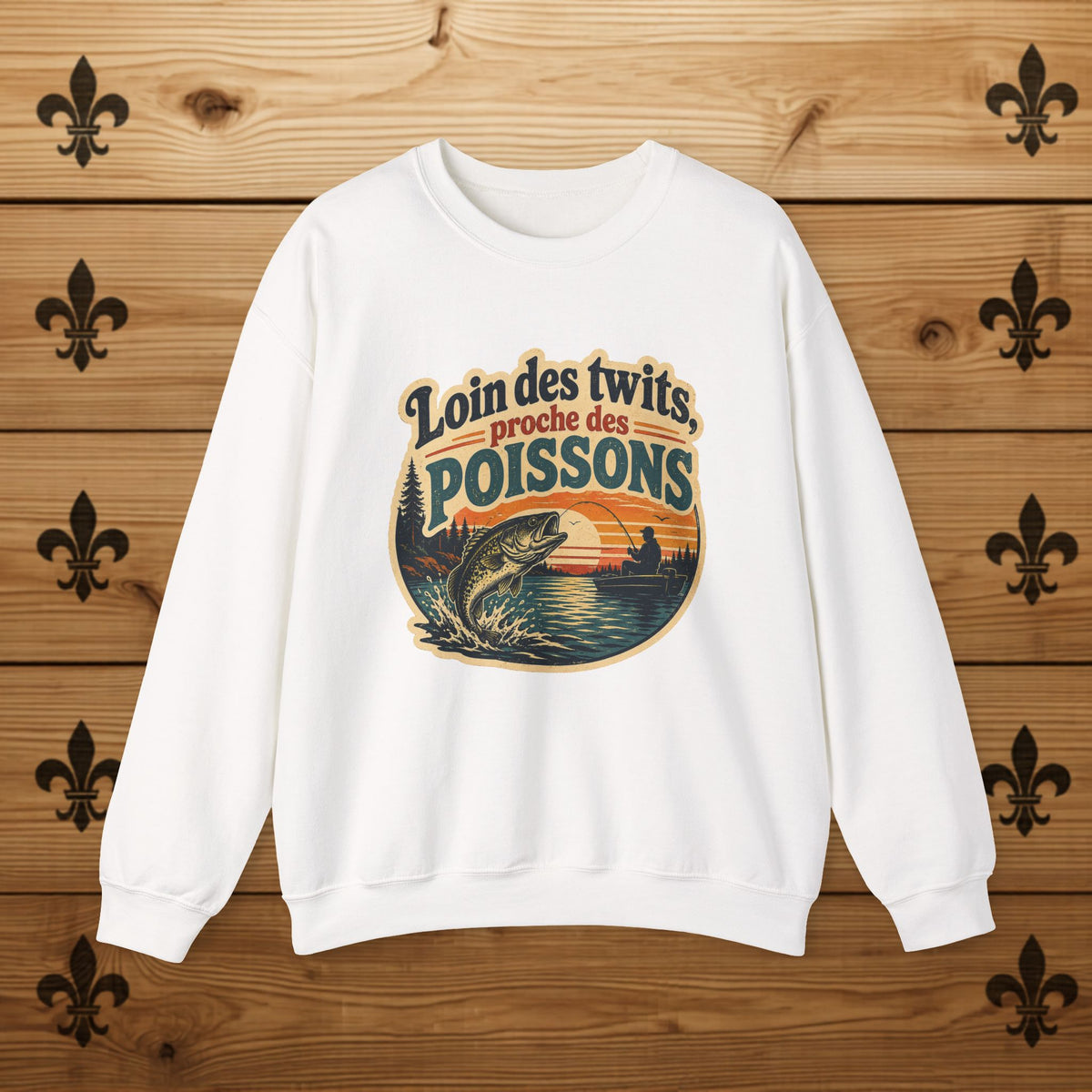 Loin des twits, proche des poissons - Sweatshirt