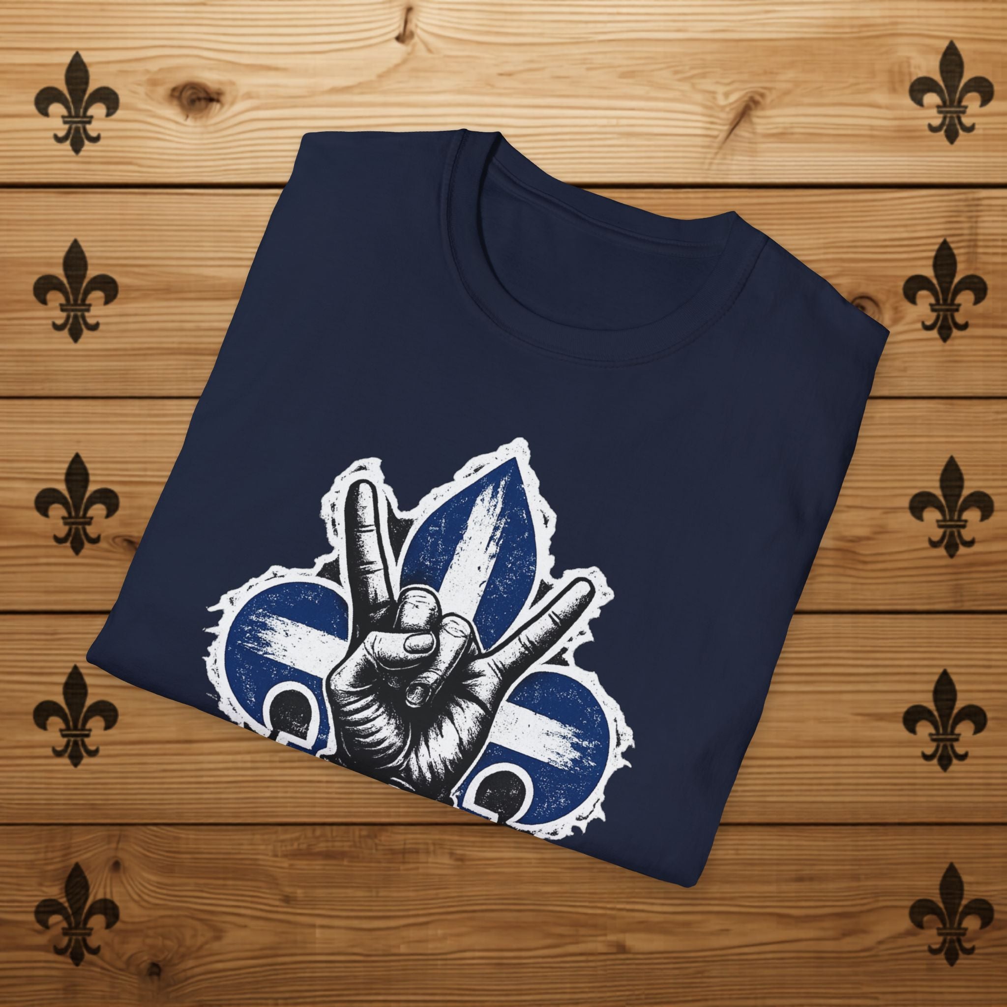 Québec Fleur-de-Lys Metalhead - T-Shirt