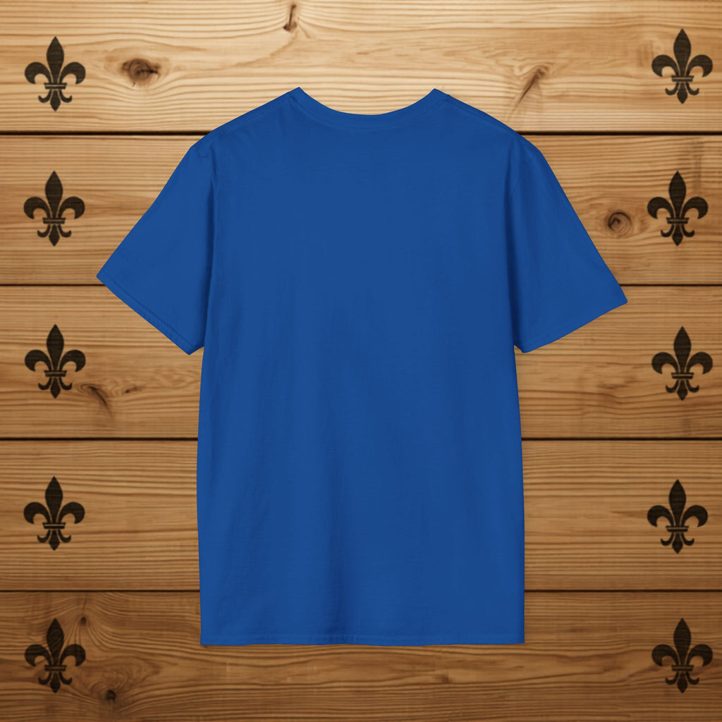 Funny Quebecois T-Shirt Drôle Quebecois T-Shirt Quebec Humour French Canadian Humor Tee Fleur-de-Lys Design