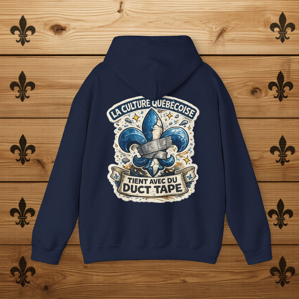 Fleur-de-lys Hoodie Humour Québécois Québec Day Funny Québec Shirt Québec Vintage Hoodie Québécois