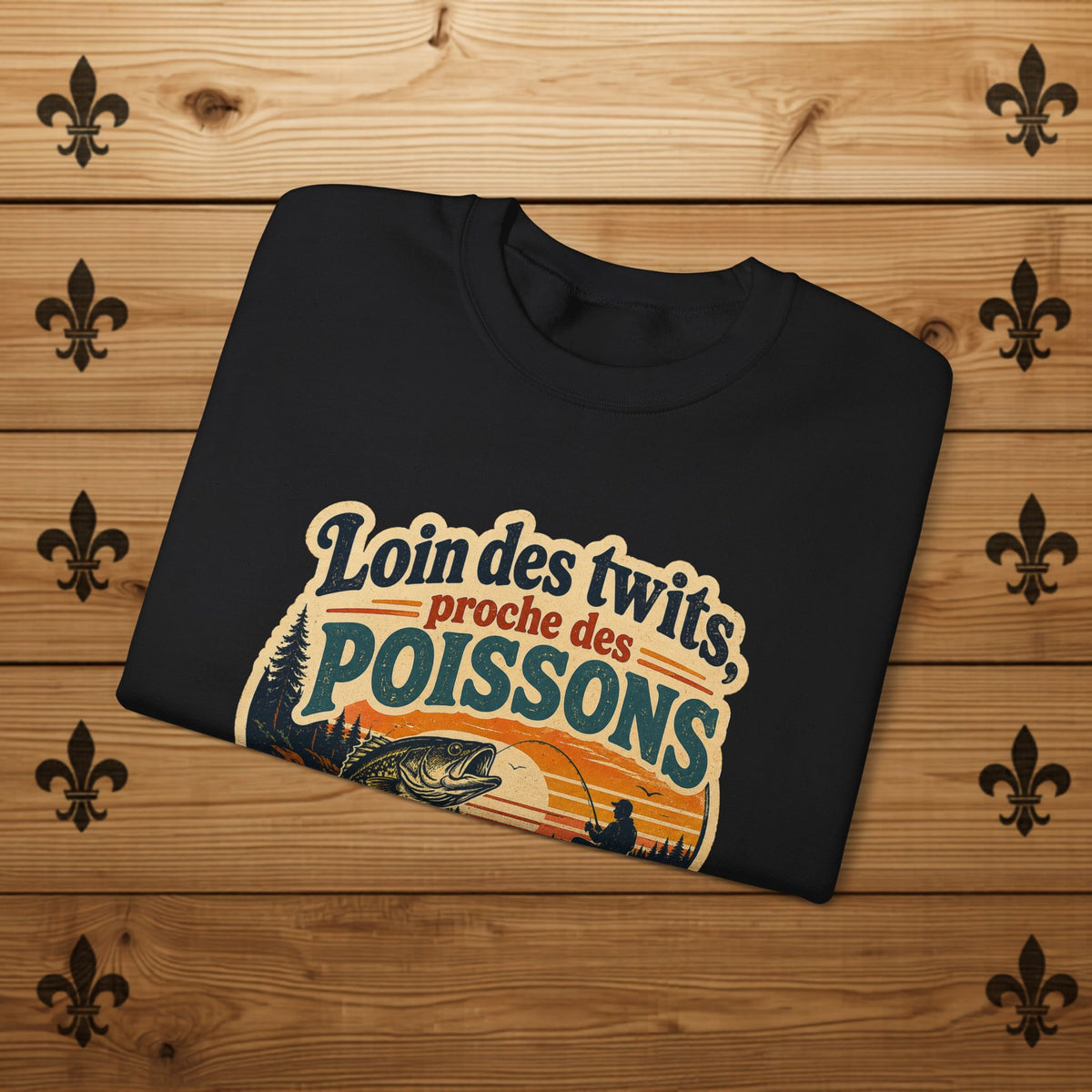 Loin des twits, proche des poissons - Sweatshirt