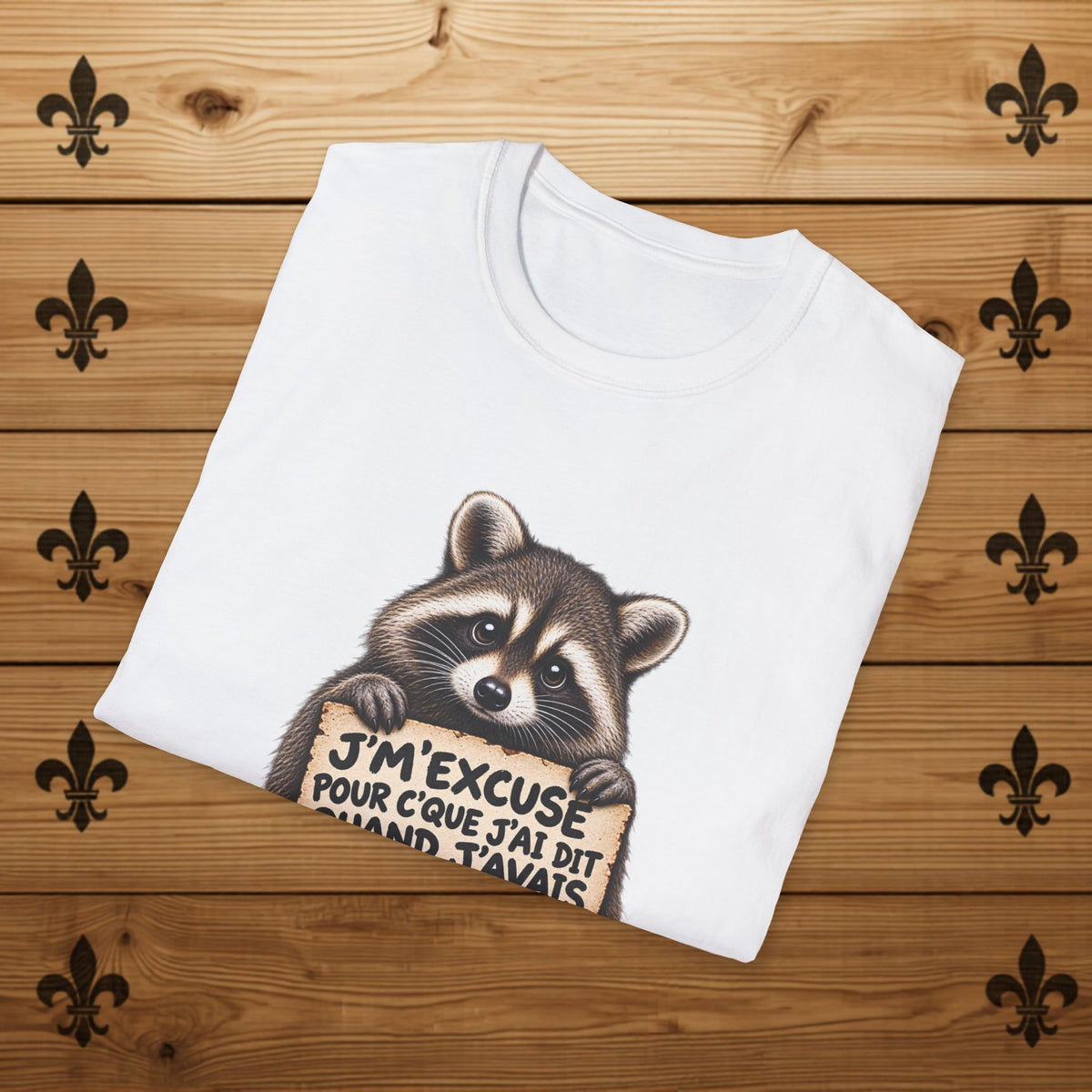 J'm'excuse pour c'que j'ai dit quand j'avais faim - T-Shirt