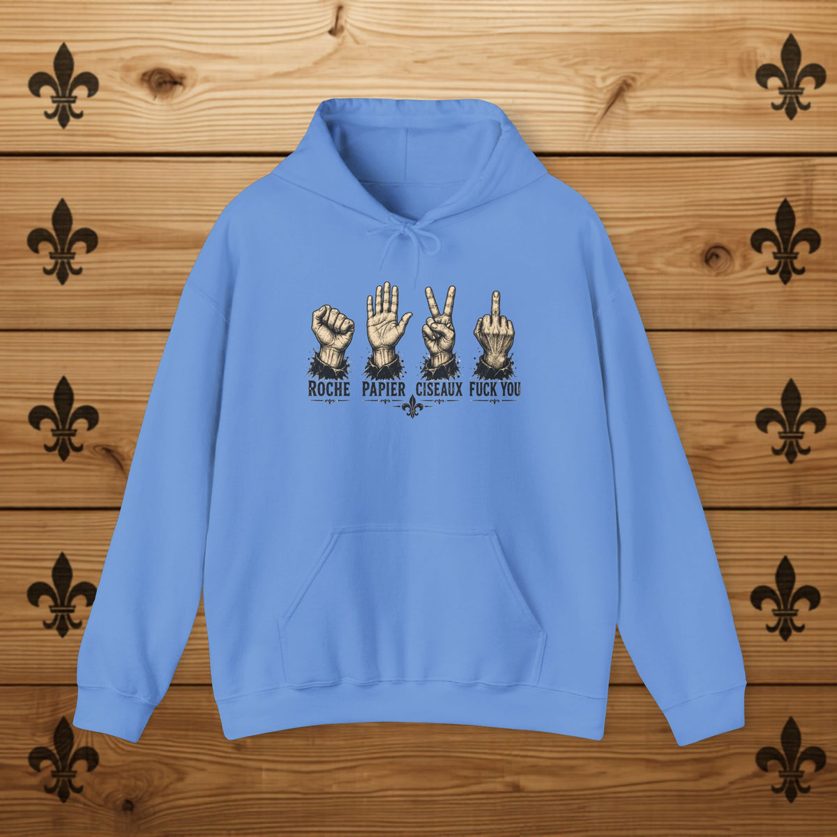 Hoodie - Roche Papier Ciseaux F*ck you