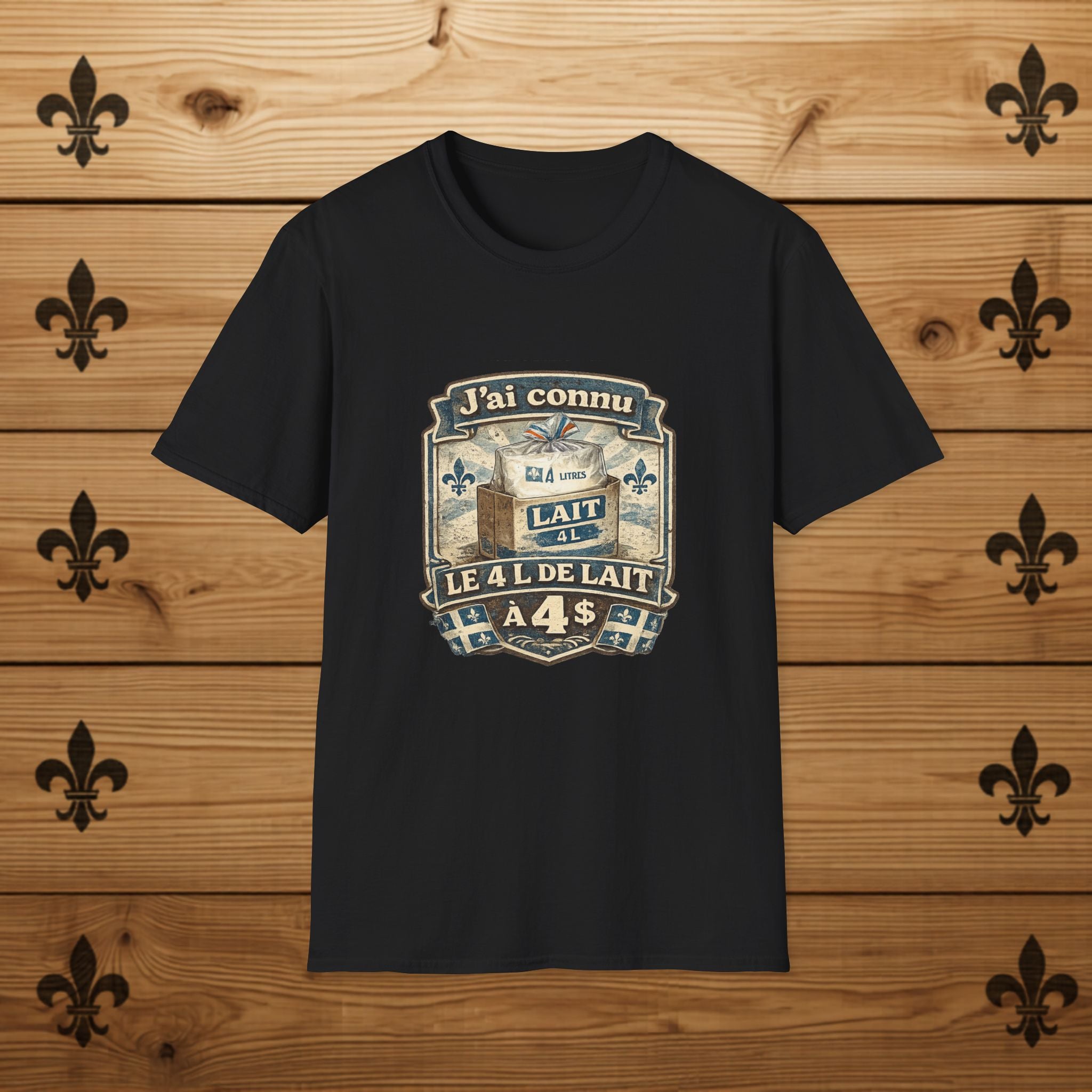 Quebec Vintage T-Shirt French Retro Tee T-Shirt Quebecois Quebec Nostalgie