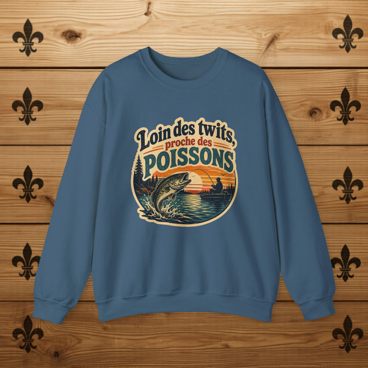 Loin des twits, proche des poissons - Sweatshirt