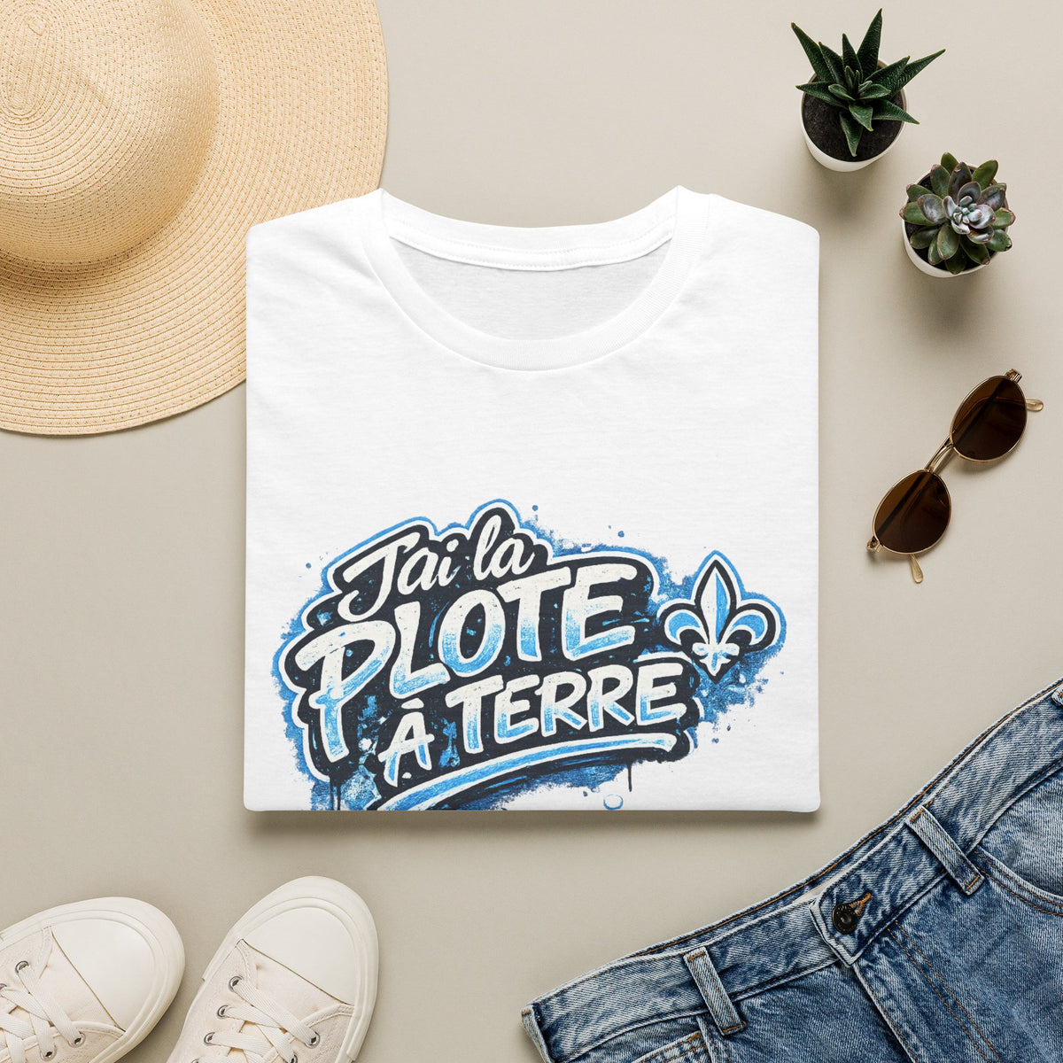J'ai la plote à terre - T-Shirt