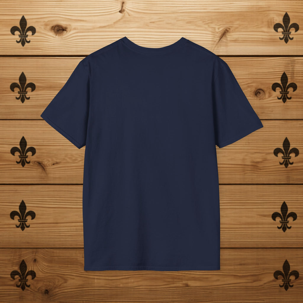 Funny Quebecois T-Shirt Drôle Quebecois T-Shirt Quebec Humour French Canadian Humor Tee Fleur-de-Lys Design