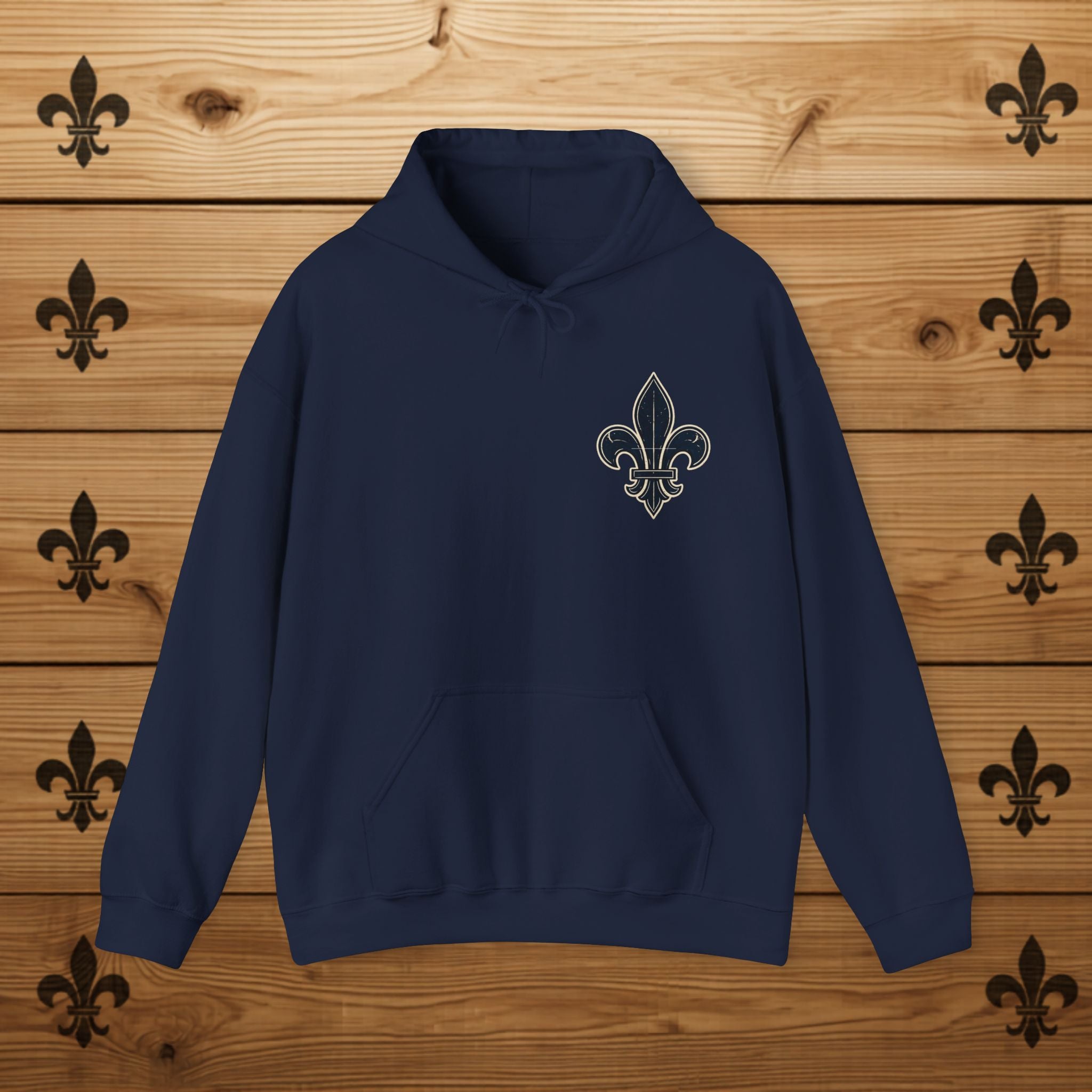 Hoodie Québécois Fleur de Lys  Les Draveurs Chandail Québec