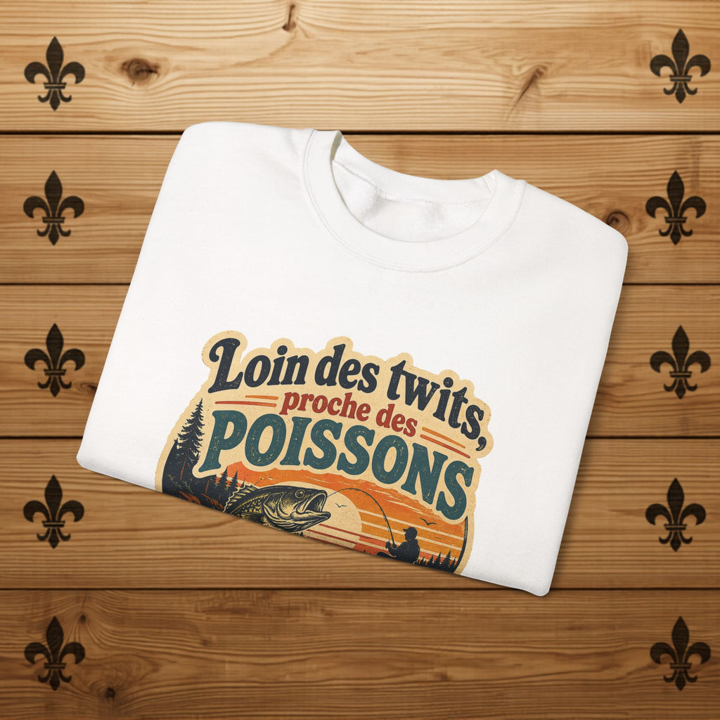 Loin des twits, proche des poissons - Sweatshirt