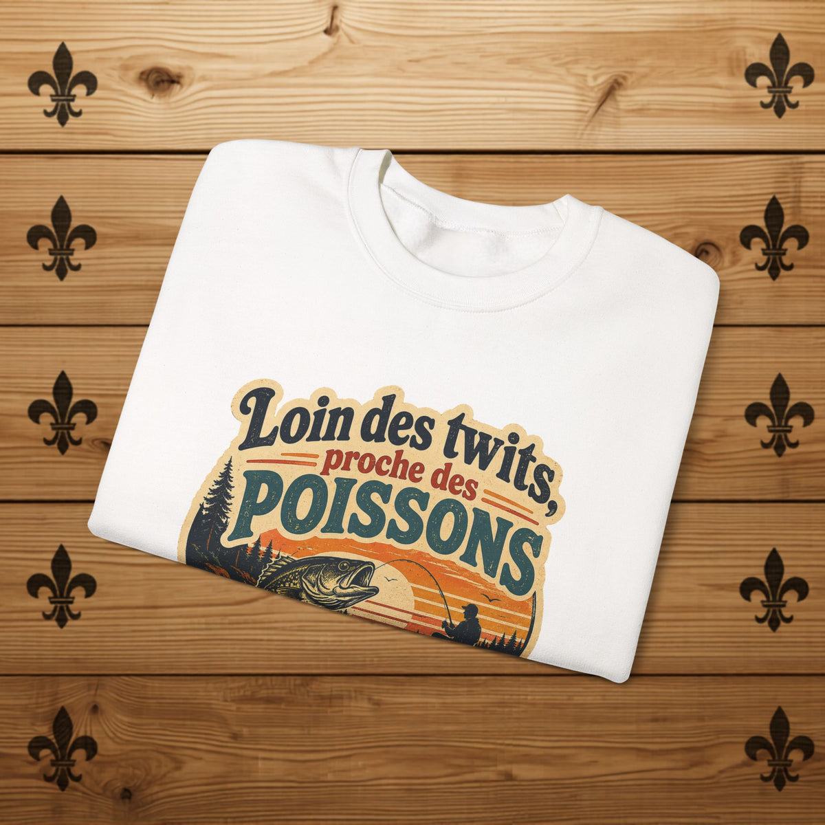Loin des twits, proche des poissons - Sweatshirt