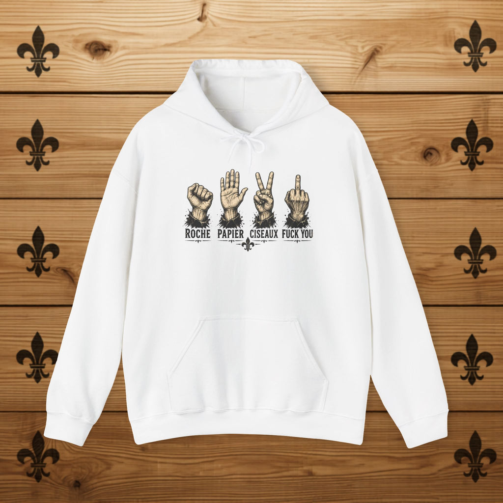 Hoodie - Roche Papier Ciseaux F*ck you