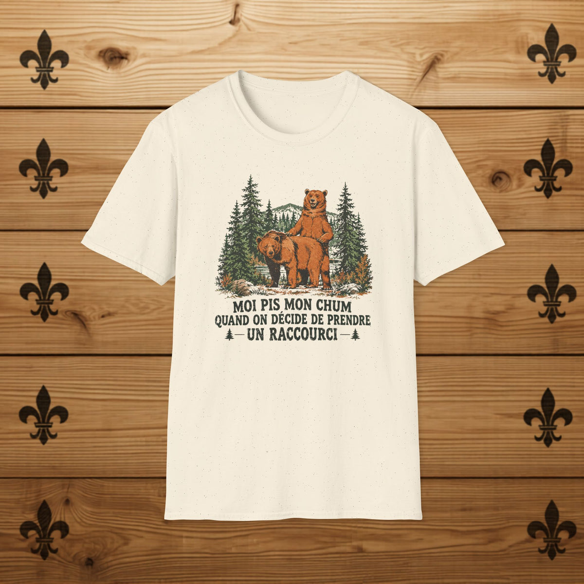 Moi pis mon chum ours - T-Shirt