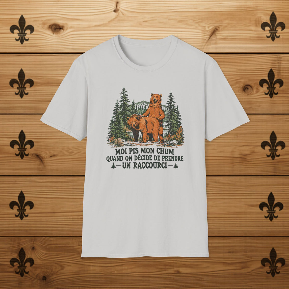 Moi pis mon chum ours - T-Shirt