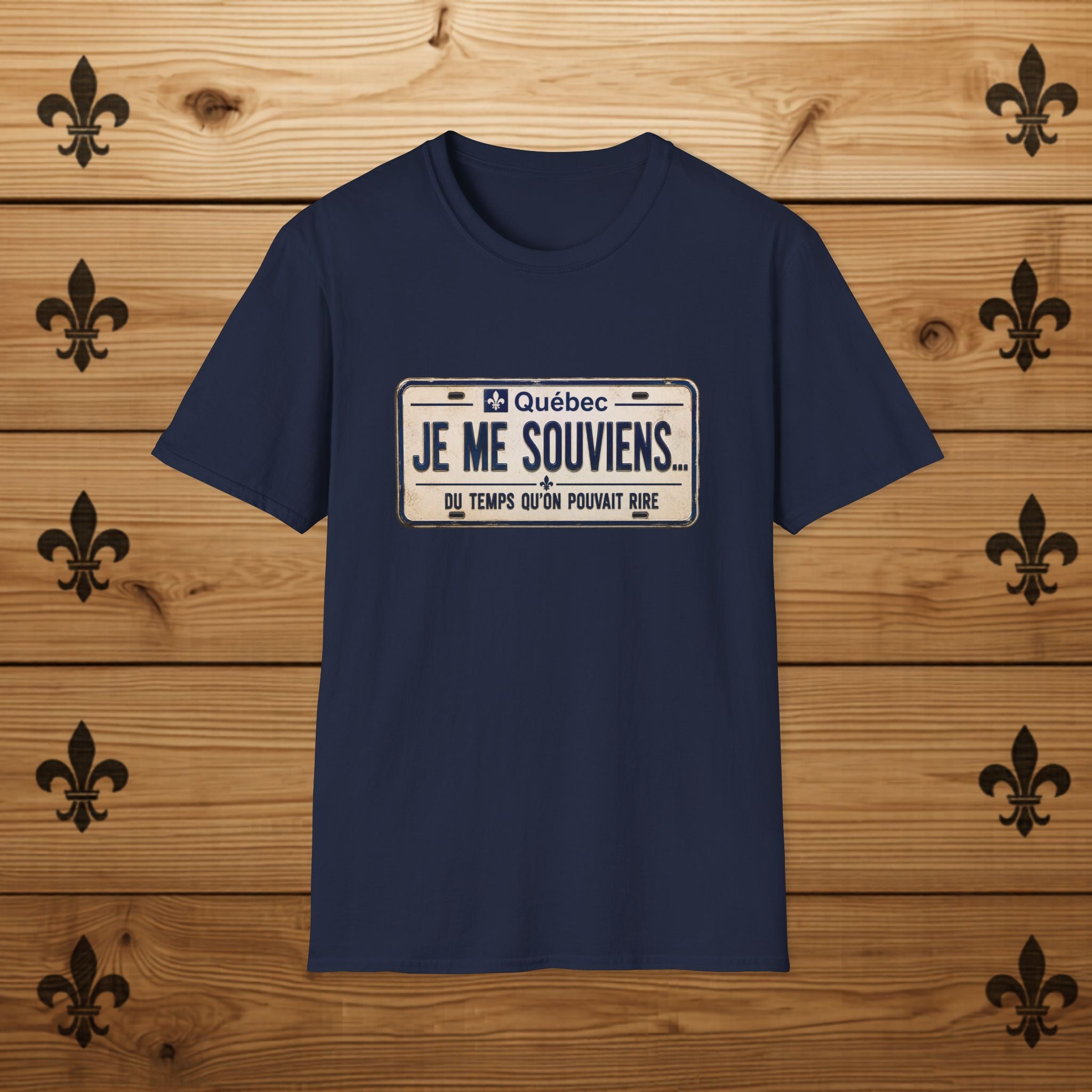Je Me Souviens Plaque d'immatriculation - T-Shirt