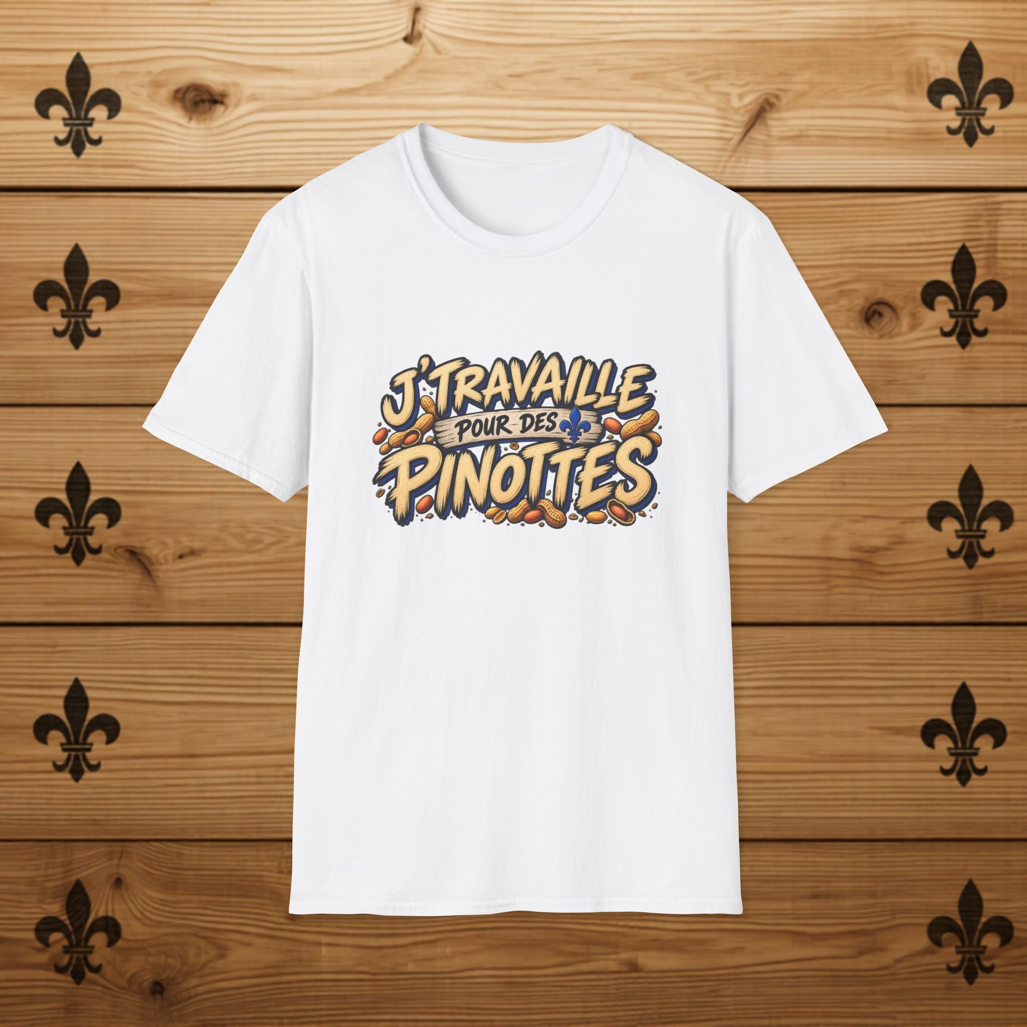 J’Travaille pour des Pinottes - T-Shirt