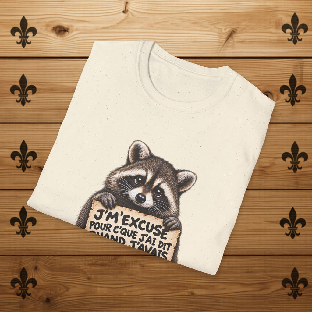 J'm'excuse pour c'que j'ai dit quand j'avais faim - T-Shirt