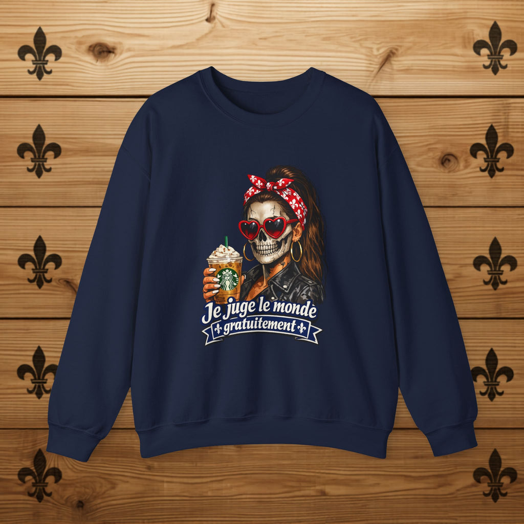 Je juge le monde gratuitement - Sweatshirt