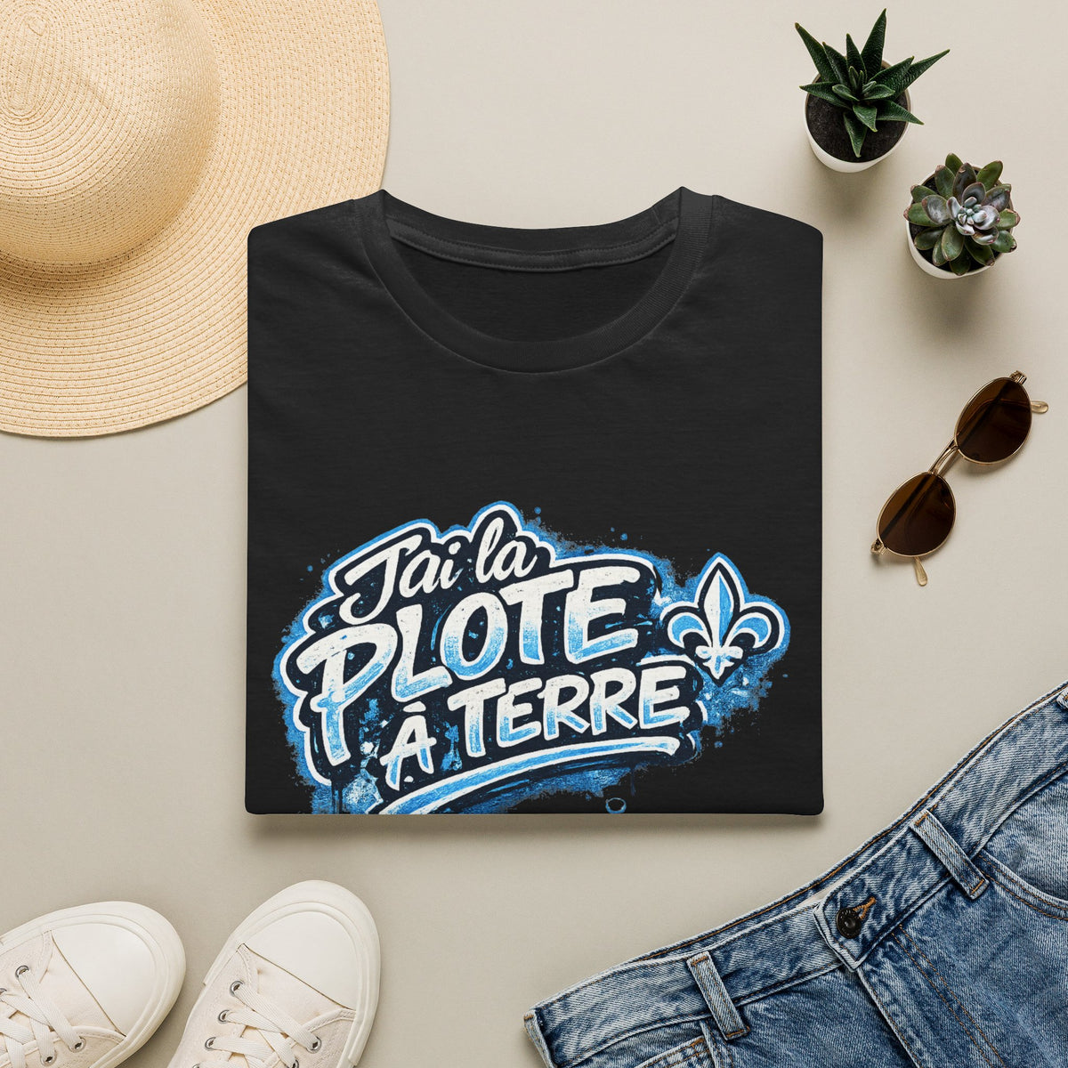 J'ai la plote à terre - T-Shirt