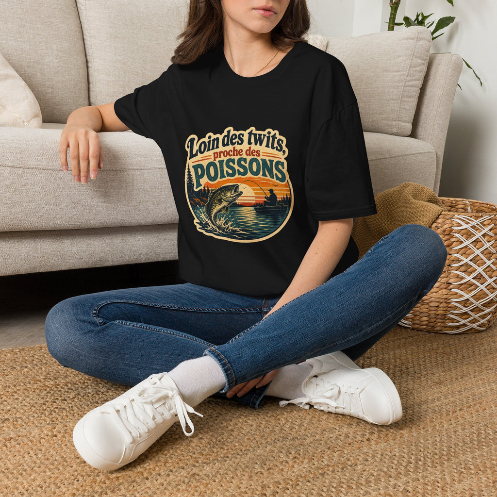 Loin des Twits, Proche des Poissons - T-Shirt