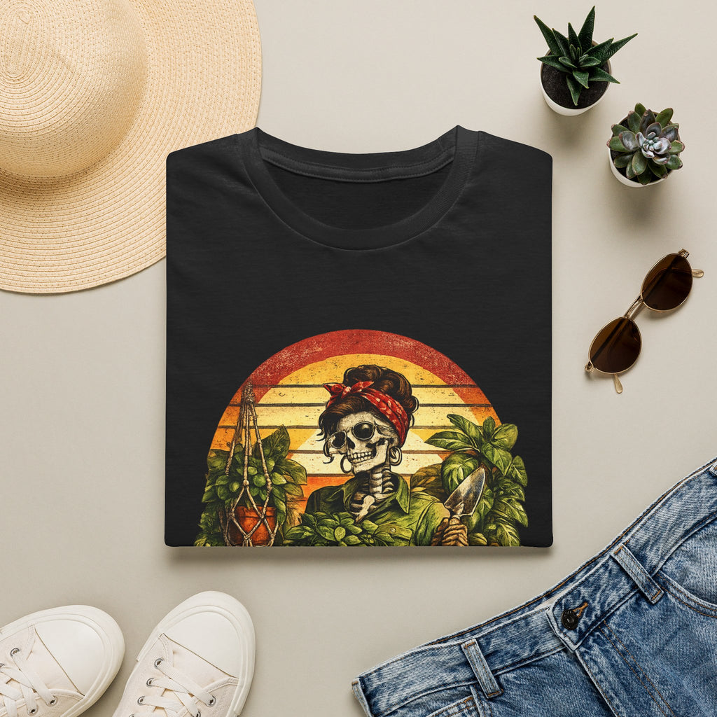 Skeleton Gardener Plant Lady T-Shirt Plant Lady Shirt Plant Lover Tee Plant Mom