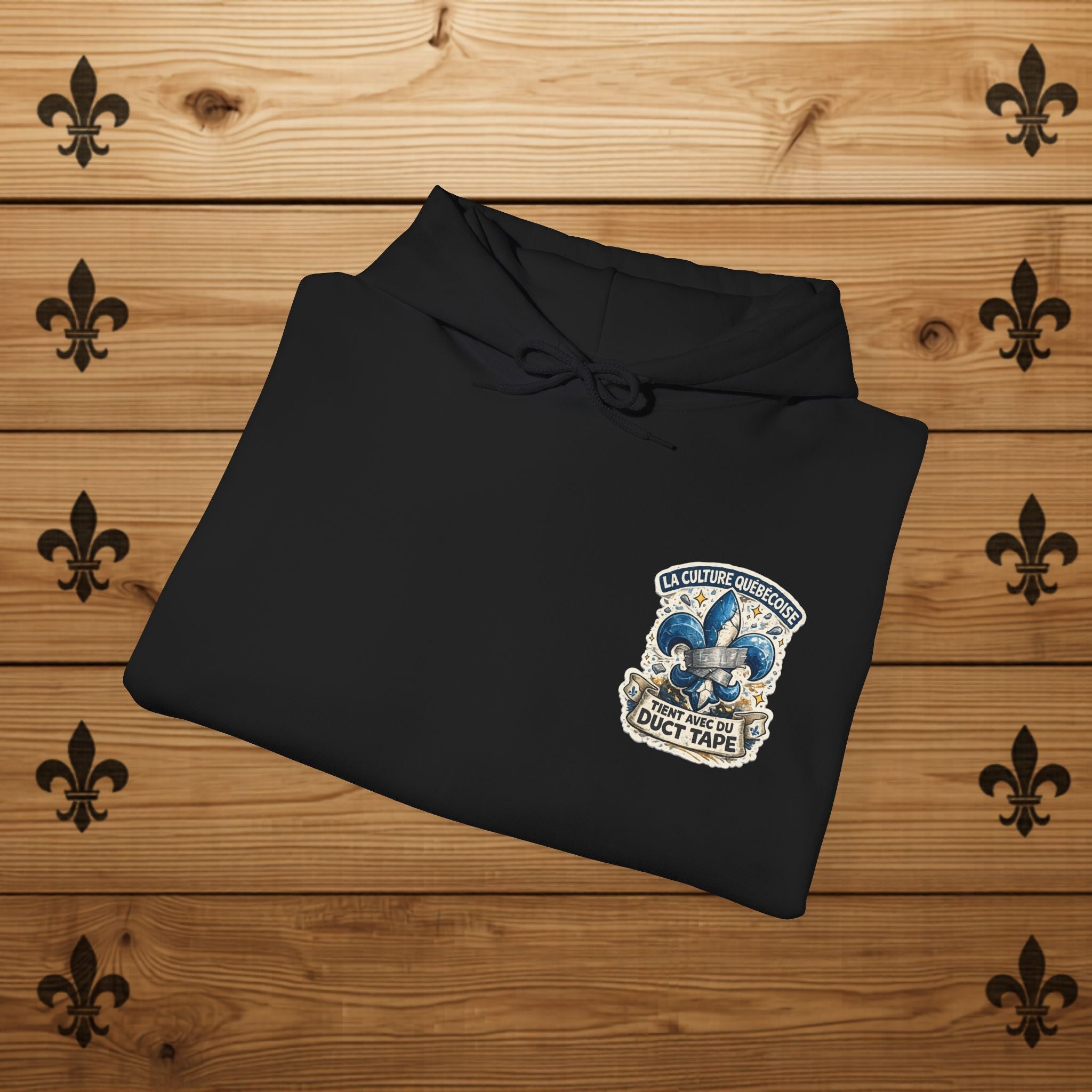 Fleur-de-lys Hoodie Humour Québécois Québec Day Funny Québec Shirt Québec Vintage Hoodie Québécois