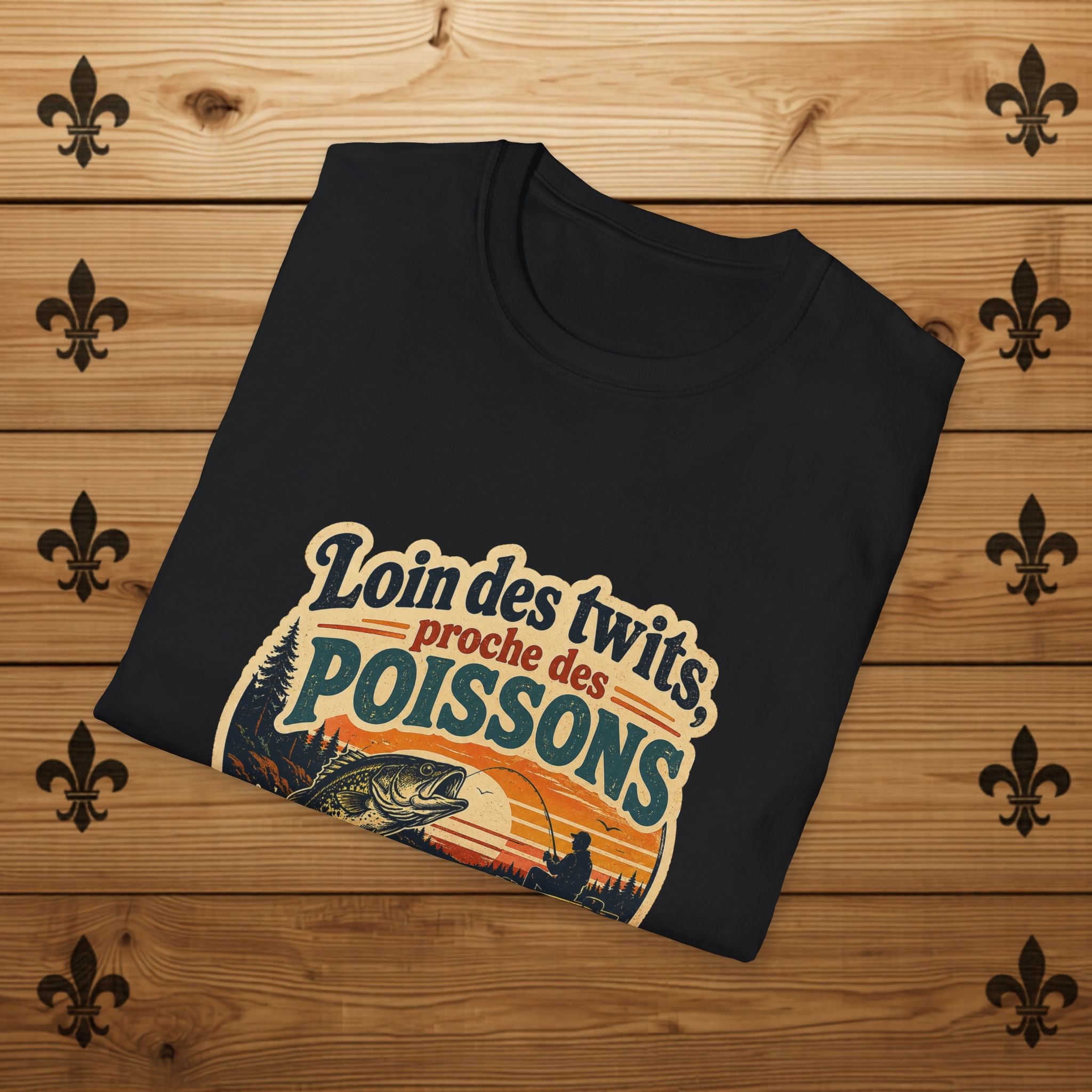 Loin des Twits, Proche des Poissons - T-Shirt