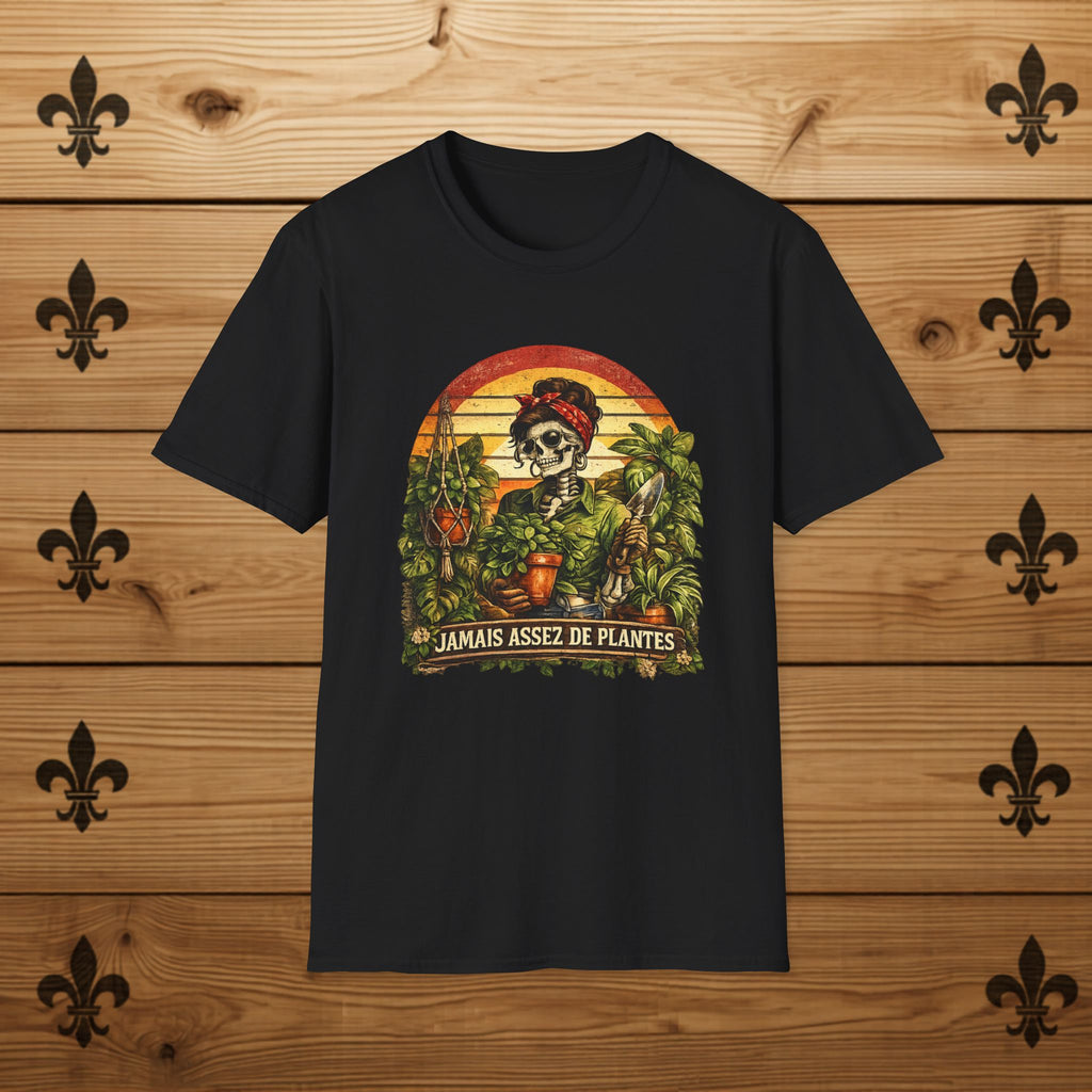 Skeleton Gardener Plant Lady T-Shirt Plant Lady Shirt Plant Lover Tee Plant Mom