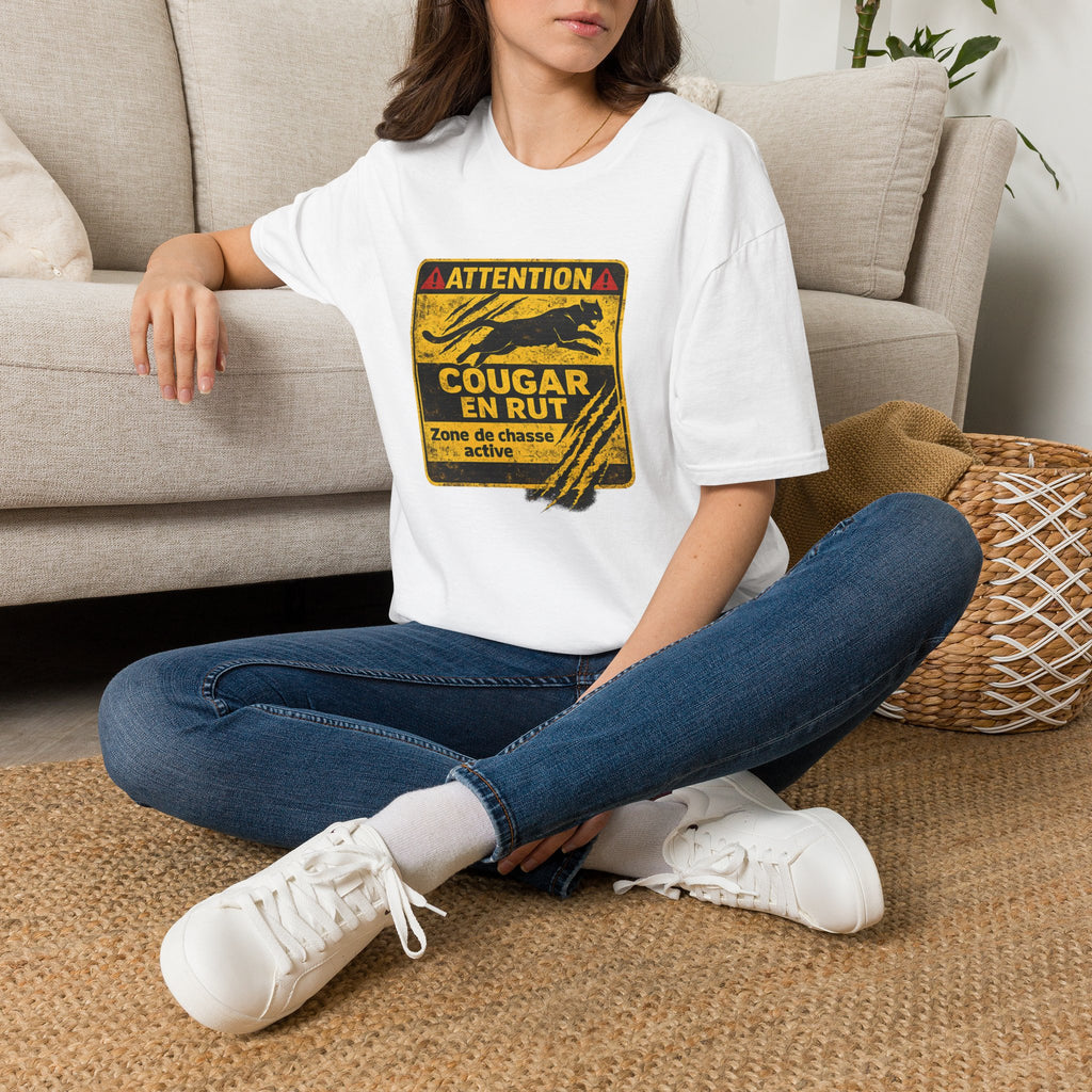 Attention Cougar en Rut - T-Shirt