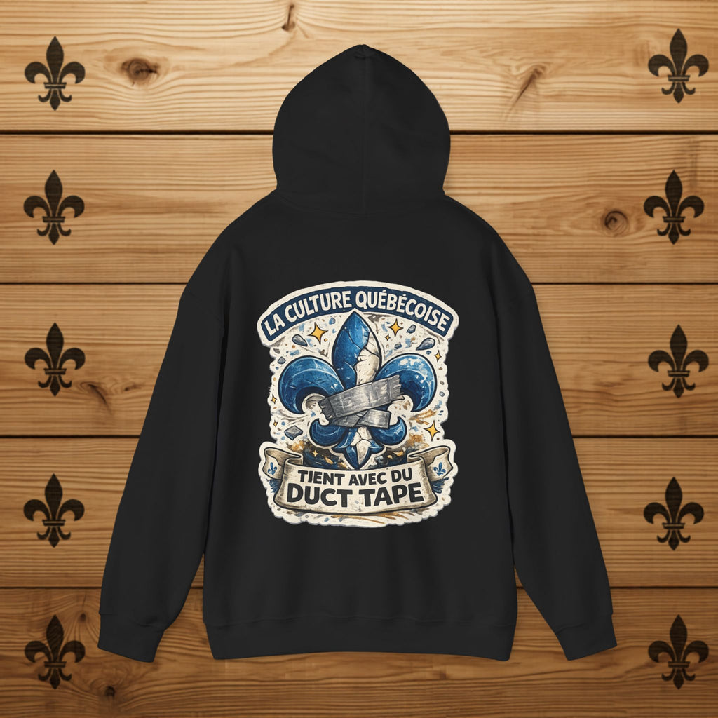 Fleur-de-lys Hoodie Humour Québécois Québec Day Funny Québec Shirt Québec Vintage Hoodie Québécois