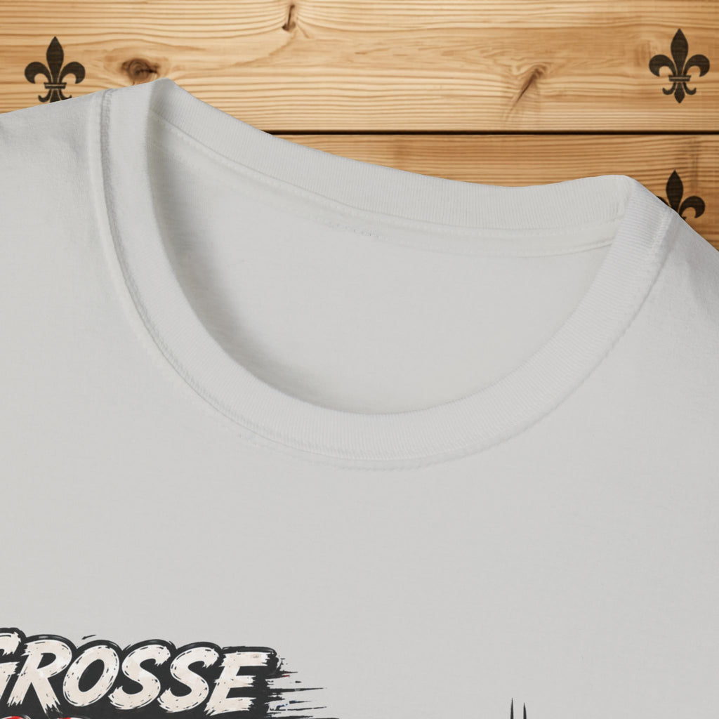 Grosse Corvette Ptite Quequette T-Shirt Red Sports Car Funny Quebec Tee Gift For Him