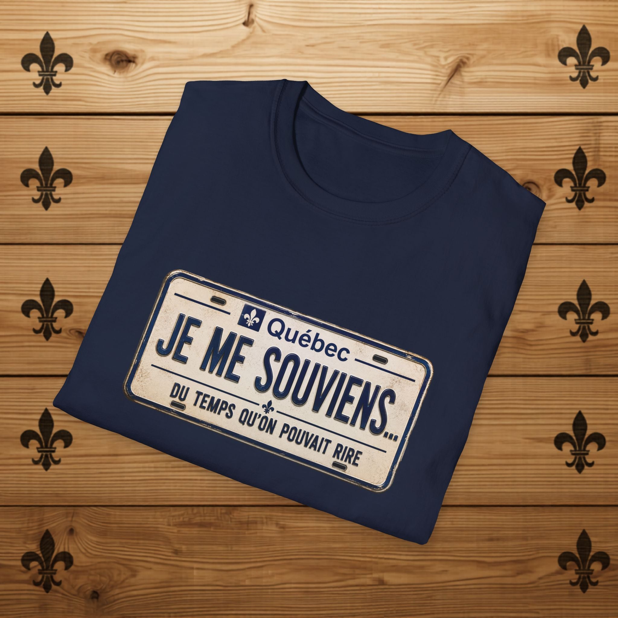 Je Me Souviens Plaque d'immatriculation - T-Shirt