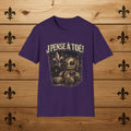 J'pense à Toé Teddy Bear T-Shirt Voodoo doll Funny Tee Quebec T-Shirt