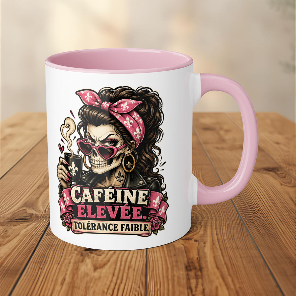 Tasse - Caféine élevée, tolérance faible