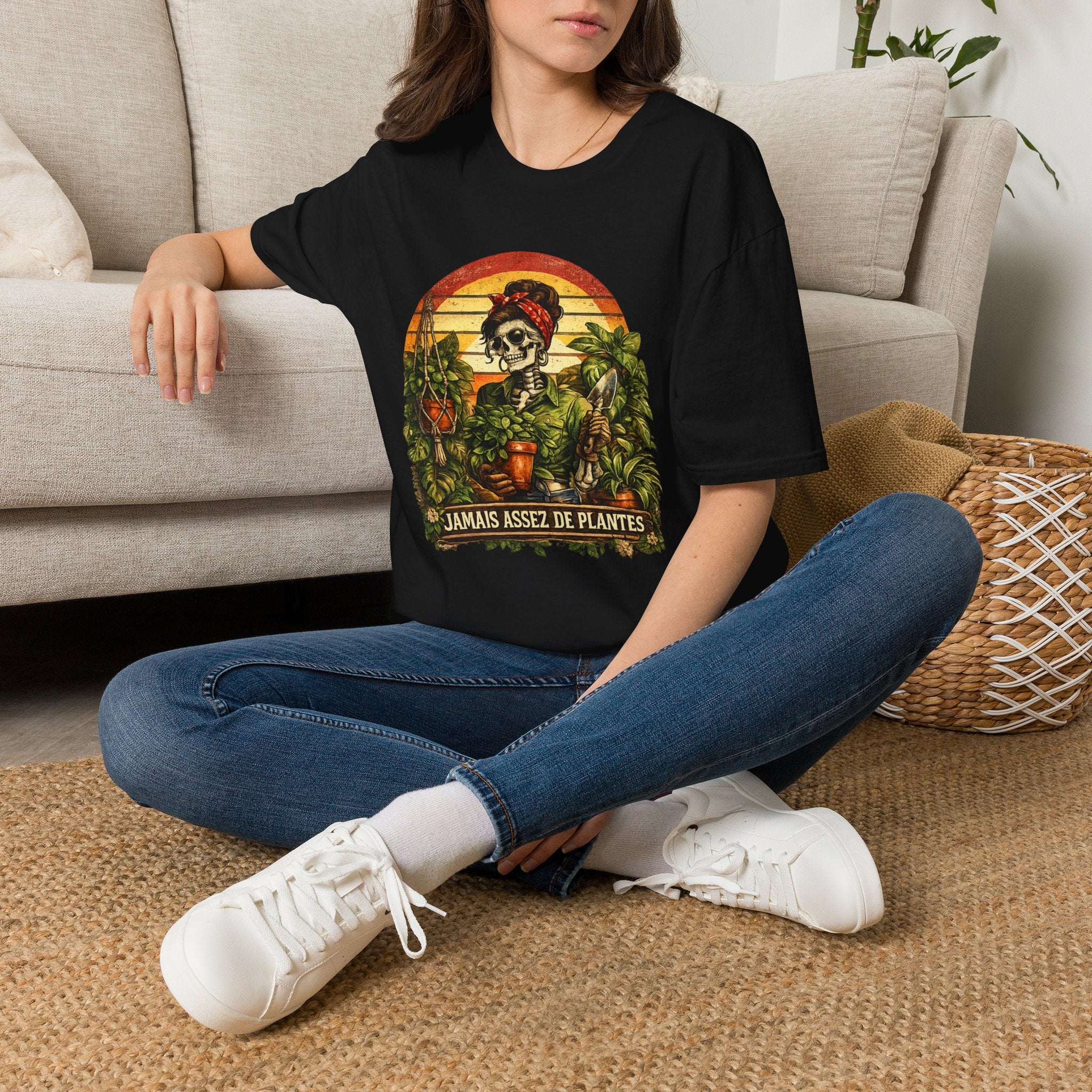 Skeleton Gardener Plant Lady T-Shirt Plant Lady Shirt Plant Lover Tee Plant Mom