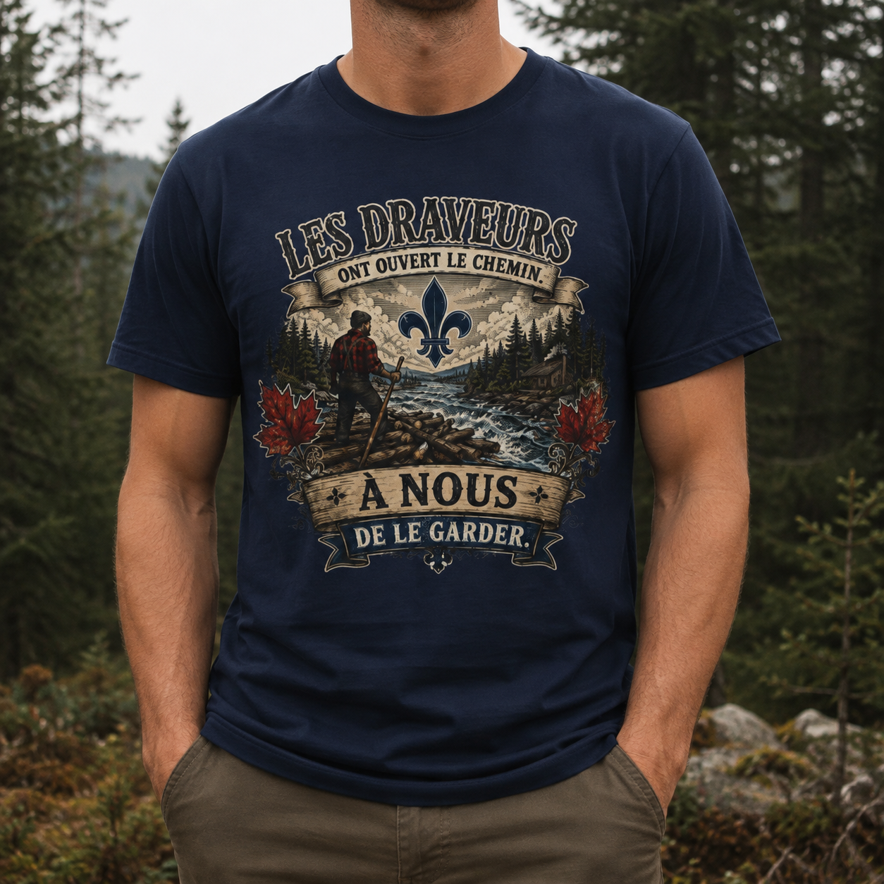 Les Draveurs Histoire - T-Shirt